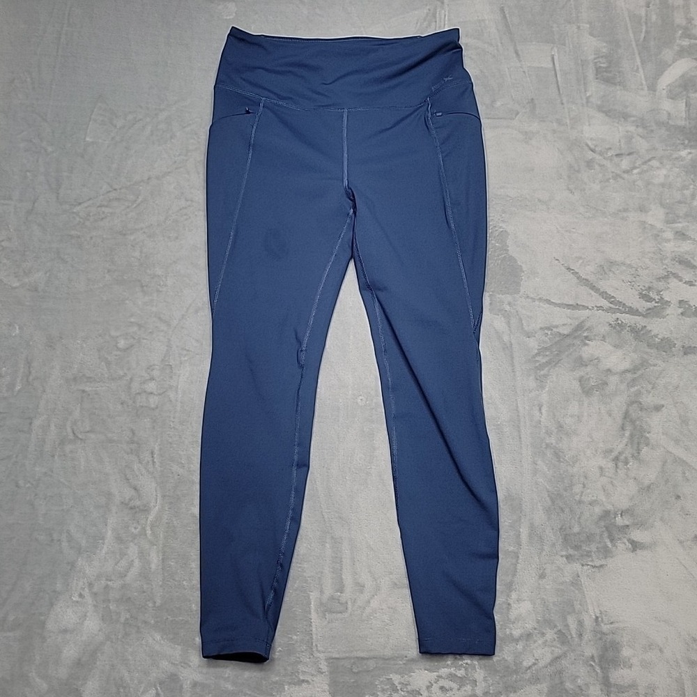 Eddie Bauer Trail Tight‎ Women L Blue Trail Tight Hiking Yoga Athletic Leggings